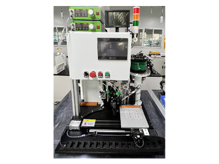 Fiber component threading machine